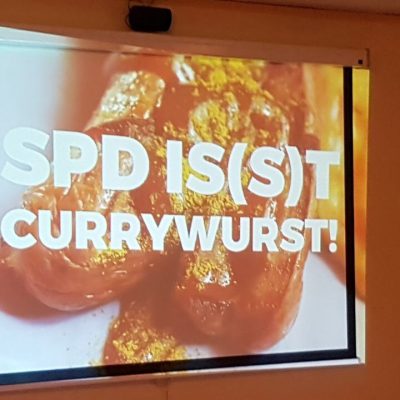 “SPD is(s)t Currywurst”
