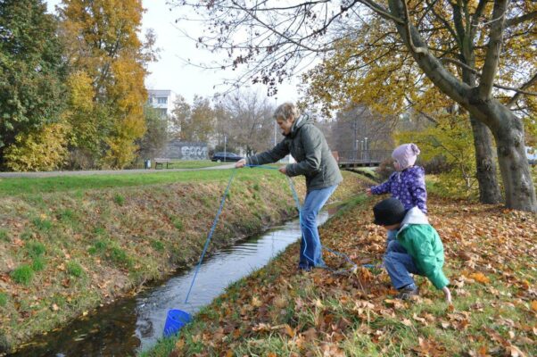 Arbeitseinsatz auf dem Spielplatz am Europaring, für den der SPD-Ortsverein Stadtfeld die Patenschaft übernommen hat (05.11.2011)