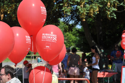 Buntes Kinderfest der SPD Stadtfeld am 06.07.2013 auf dem Spielplatz am Europaring