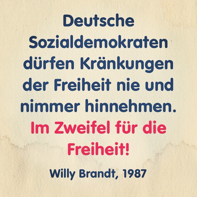 Zitat Willy Brandt, 1987