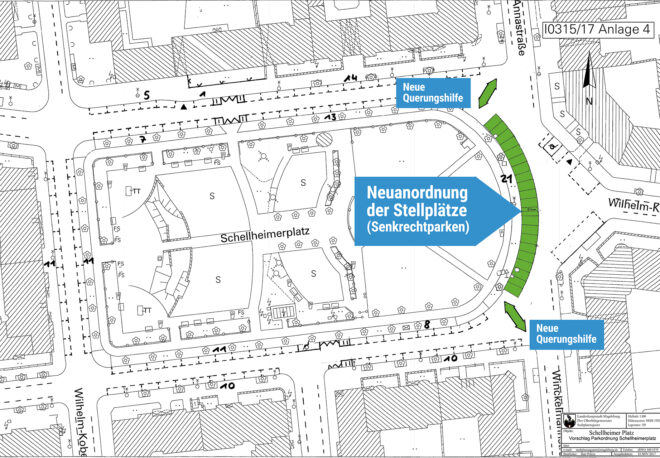 Mehr Parkplätze und Verkehrssicherheit am "Schelli"
