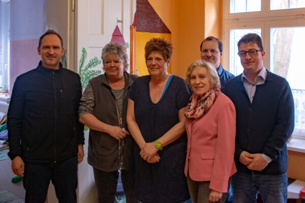 Übergabe der Bücherkiste in der Kita "Stadtfelder Zwerge"